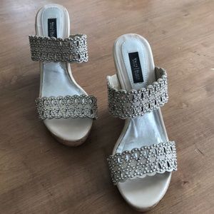 White House Black Market wedge sandals